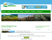 Tablet Screenshot of online-reisebuchung.com